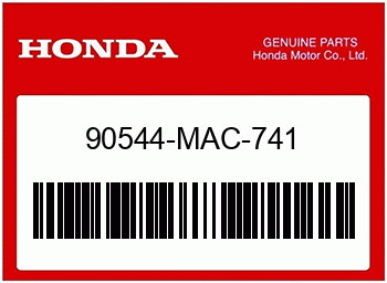 Honda SPEZIALSCHEIBE, Honda-Teilenummer 90544MAC741