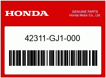 Honda SEITENHUELSE, H. RAD, Honda-Teilenummer 42311GJ1000