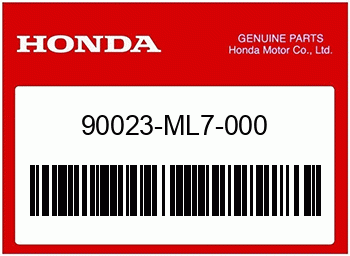 Honda FL.SCHRAUBE 10X62, Honda-Teilenummer 90023ML7000