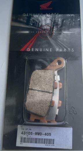 Honda BREMSKLOTZ SATZ, H., 43105MW0425