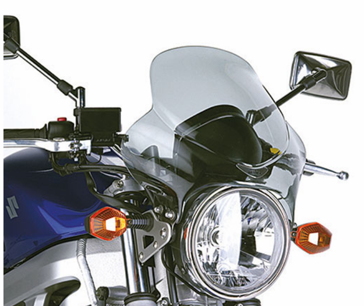 GIVI Airstar Windschild Getönt - 425mm Motorrad-Windschutz Für Verschiedene Modelle