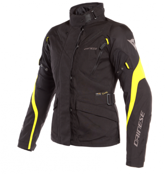 Dainese TEMPEST 2 LADY D-DRY JACKE Schwarz/Gelb DAMEN