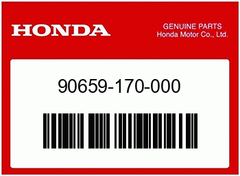 Honda KABELKLEMME, 6MM (WEISS), Honda-Teilenummer 90659170000