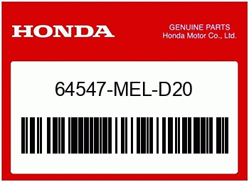 Honda STREBE, MITTELVERKLEIDUNG, Honda-Teilenummer 64547MELD20