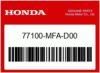 Honda EINZELSITZ KOMPL., Honda-Teilenummer 77100MFAD00