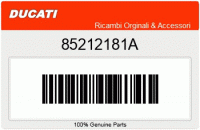 Ducati NYLON-UNTERLEGSCHEIBE 9X14X1, Ducati-Teilenummer 85212181A Ducati NYLON-UNTERLEGSCHEIBE 9X14X1, Ducati-Teilenummer 85212181A
