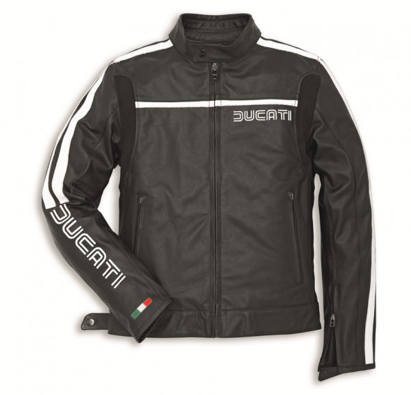 Ducati Original LEDERJACKE 80S 14 schwarz Herren