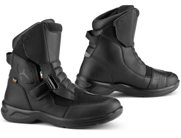 Falco Motorrad Stiefel Land 2 wasserdicht schwarz