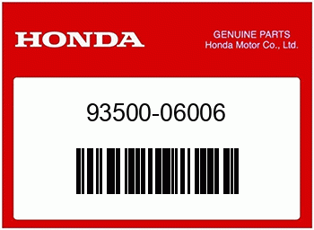 Honda SCHR.6X6 93500060060A, Honda-Teilenummer 9350006006