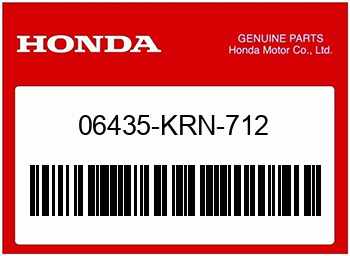 Honda Original BREMSKLOTZ SATZ, Hinten