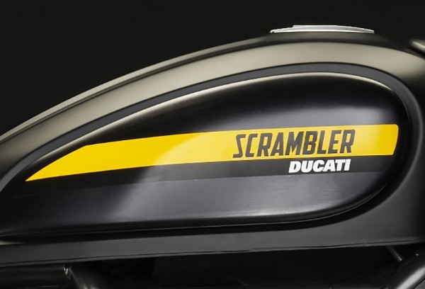Ducati Satz Tankaufkleber Full Throttle Logos für Scrambler 800