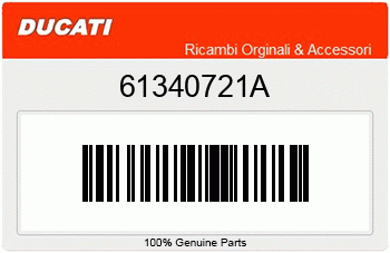 Ducati VORDESBREMSBELAEGESATZ, Ducati-Teilenummer 61340721A