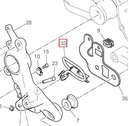 Ducati Bremslichtschalter Hinten