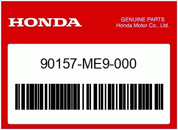 Honda SCHRAUBE 8X22, Honda-Teilenummer 90157ME9000
