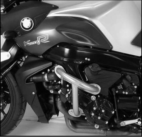 Hepco & Becker Metall Motorschutzbügel BMW K 1200 / 1300 R schwarz