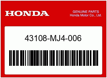 Honda FEDER,BREMSKLOTZ, Honda-Teilenummer 43108MJ4006