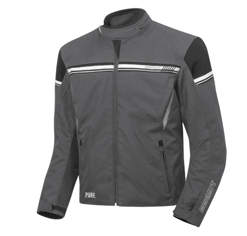Germot Textilmotorradjacke Pure Anthrazit