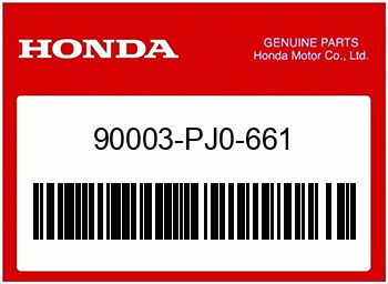 Honda SCHRAUBE, BRUCHKOPF, Honda-Teilenummer 90003PJ0661