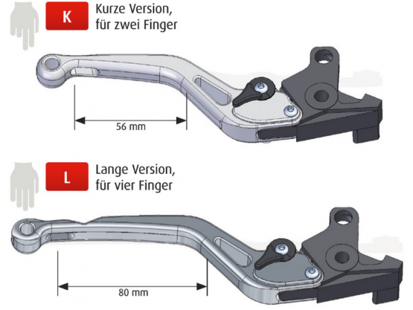 ABM Kupplungshebel SYNTO KH18 Perfekte Ergonomie ABM Kupplungshebel SYNTO KH18 Perfekte Ergonomie