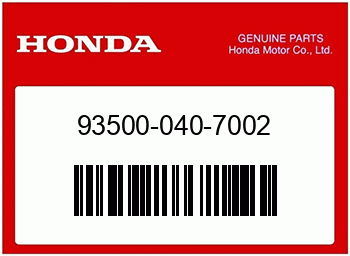 Honda SCHRAUBE, Honda-Teilenummer 935000407002