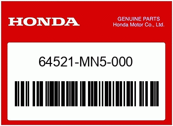 Honda CLIPMUTTER, 4MM, Honda-Teilenummer 64521MN5000