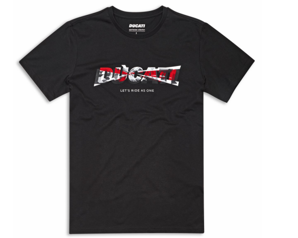 Ducati Original T-SHIRT LOGO SCHWARZ