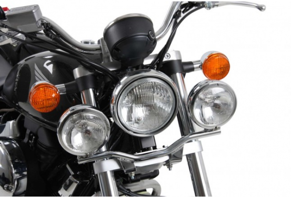 Hepco & Becker Metall Twinlight-Set Honda VT 750 S / RS chrom