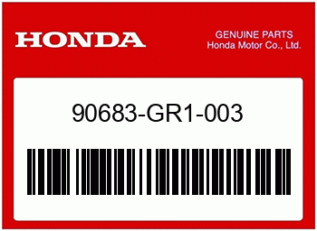 Honda KLEMME, KOERPERDECKEL