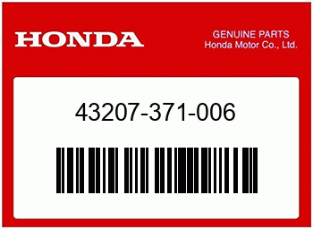 Honda STAUBMANSCHETTE, Honda-Teilenummer 43207371006