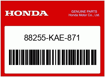 Honda GUMMI-BEFESTIGUNGSTEIL, Honda-Teilenummer 88255KAE871