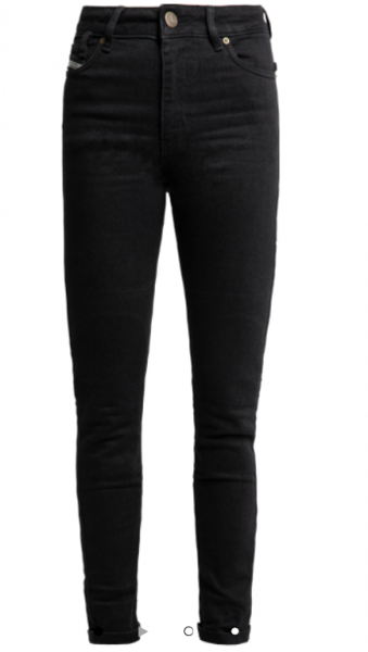 John Doe Motorrad Jeans DAMEN Luna High Mono Black