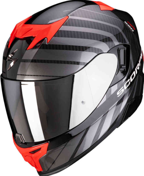 Scorpion EXO-520 AIR SHADE Schwarz-Rot INTEGRALHELM