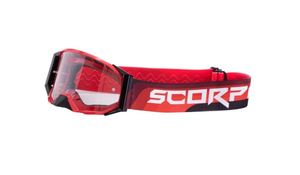 SCORPION Motocross Brille rot