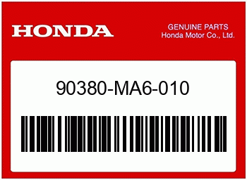 Honda SPEZIALSCHRAUBE, 6X12, Honda-Teilenummer 90380MA6010