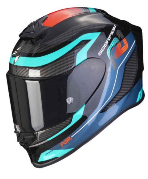 Scorpion EXO-R1 AIR VATIS Integralhelm Schwarz-Blau-rot