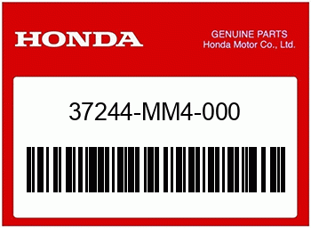 Honda BEFESTIGUNGSGUMMI, Honda-Teilenummer 37244MM4000