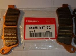 Honda BREMSBELAG VORNE, 06455MBT612