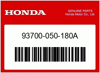 Honda OVALSCHRAUBE, 5X18, Honda-Teilenummer 93700050180A