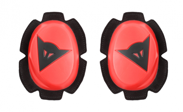 Dainese PISTA KNIESCHLEIFER KNEE SLIDER FLUO-RED/BLACK