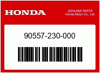 Honda SCHEIBE 15.2X25, Honda-Teilenummer 90557230000