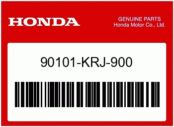 Honda DURCHSCHLAGSCHRAUBE 6MM, Honda-Teilenummer 90101KRJ900