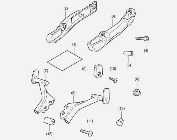 HONDA Koffer-Trägersystem NC750X