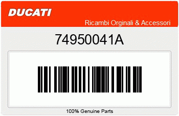 Ducati SELBSTSPERRENDE MUTTER, Ducati-Teilenummer 74950041A