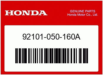 Honda SCHRAUBE, HEX., 5X16, Honda-Teilenummer 92101050160A