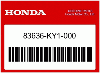 Honda KLAMMER, SEITLICHE, Honda-Teilenummer 83636KY1000