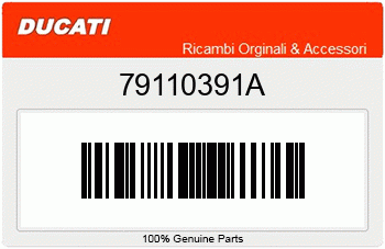 Ducati DICHTUNG, Ducati-Teilenummer 79110391A