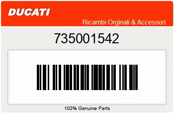 Ducati SEEGERRING 15 DIN 471, Ducati-Teilenummer 735001542