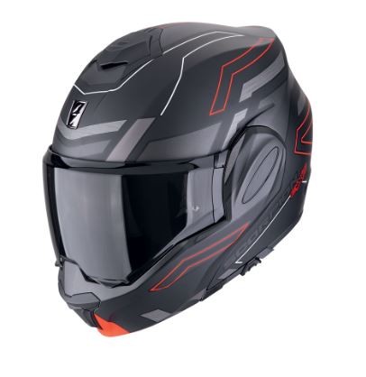 Scorpion Exo-Tech Evo Conquer Schwarzmatt-Rot