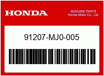 Honda SIMMERRING, Honda-Teilenummer 91207MJ0005