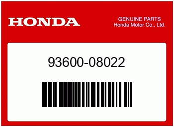 Honda KREUZSCHLITZSCHRAUBE, Honda-Teilenummer 9360008022